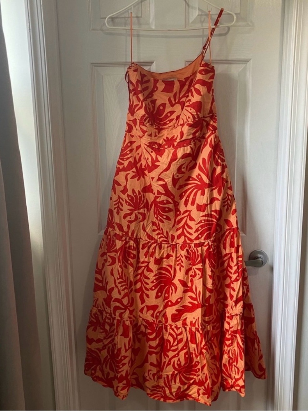 Rachel Zoe Orange Dress with Red Accents